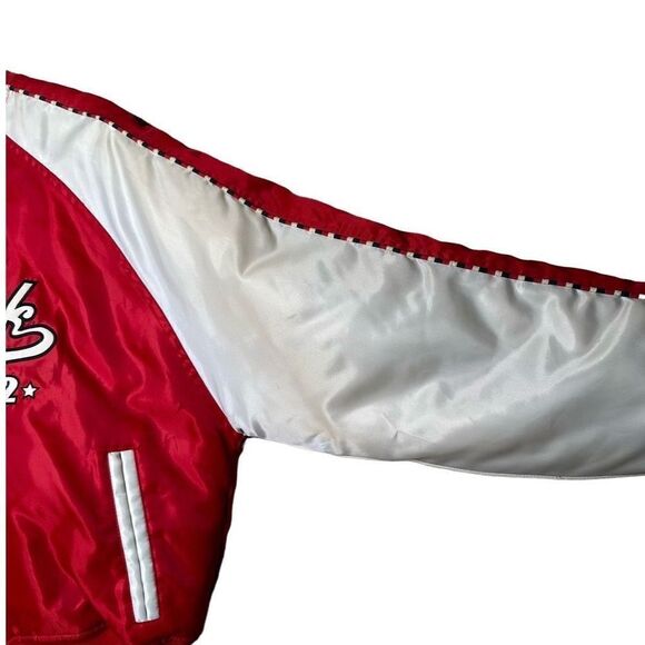 Y2K Raw Blue New York Bomber Jacket - Picture 4 of 9